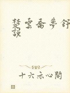 楚云乔梦舒的小说