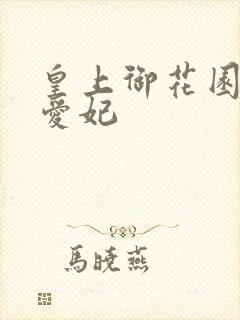 皇上御花园中要爱妃