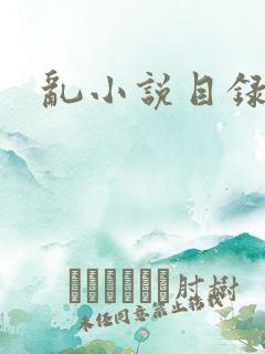 乱小说目录全文