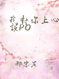 我对你上心了小说PO