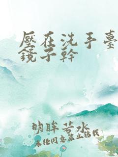 压在洗手台看着镜子干