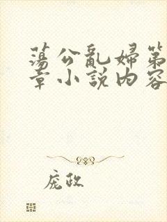 荡公乱妇第51章小说内容