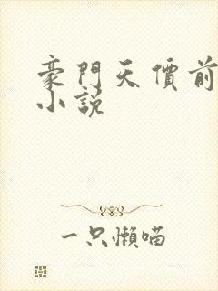 豪门天价前妻 小说