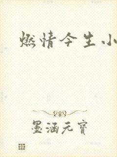 燃情今生小说