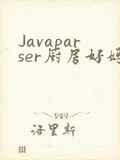 Javaparser厨房好妈妈