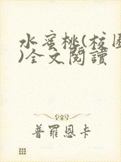 水蜜桃(校园h)全文阅读