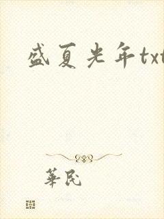 盛夏光年txt