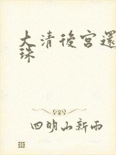 大清后宫还君明珠