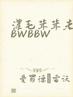 浓毛茸茸老太BBWBBW