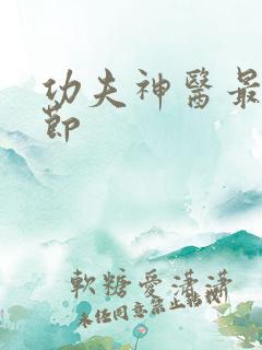 功夫神医最新章节