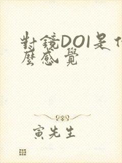 对镜DOI是什么感觉