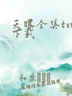 天眼全集txt下载