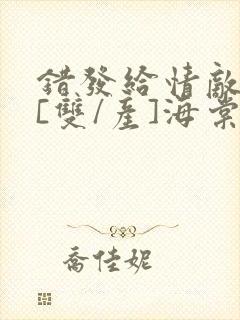 错发给情敌之后[双/产]海棠