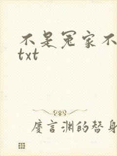 不是冤家不聚头txt