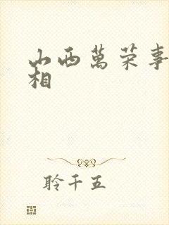 山西万荣事件真相