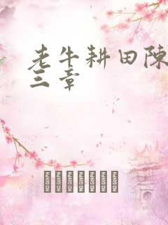 老牛耕田陈雪第三章