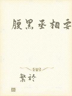 腹黑丞相要不起