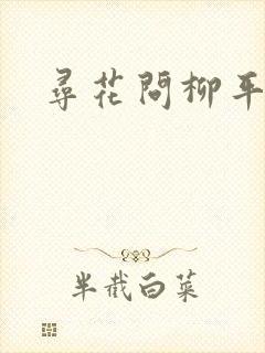 寻花问柳平天下