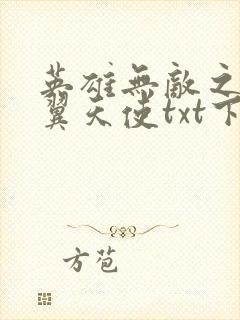 英雄无敌之十二翼天使txt下载