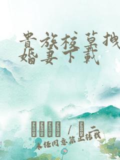 贵族校草拽拽未婚妻下载