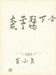 太子殿下今天破戒了吗