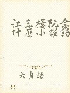 江玉楼阮念笙是什么小说的名字