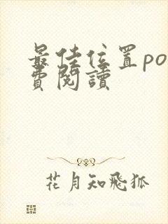 最佳位置po免费阅读