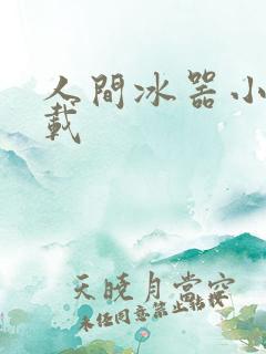 人间冰器小说下载