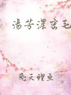 汤芳浓密毛下部