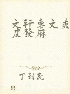 文轩车文爽到头皮发麻