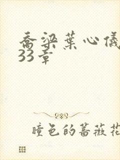 乔梁叶心仪3233章