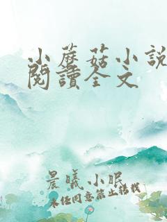 小蘑菇小说免费阅读全文