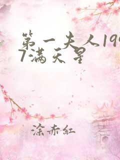 第一夫人1997满天星