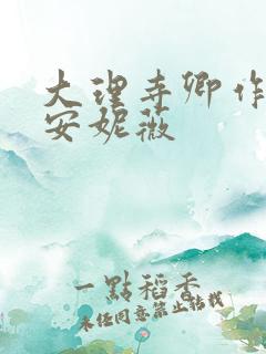 大理寺卿作者:安妮薇