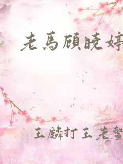 老马顾晓婷小说