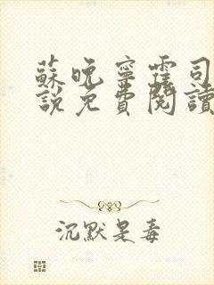 苏晚宁霍司烨小说免费阅读