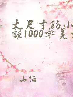大尺寸的小黄说说1000字美文