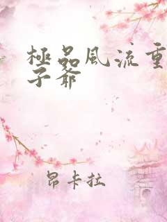 极品风流重生太子爷