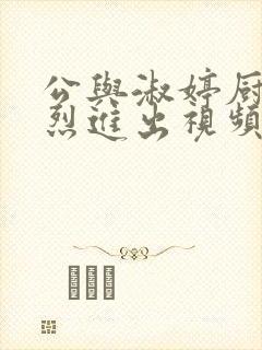 公与淑婷厨房猛烈进出视频