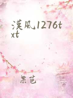 汉风1276txt