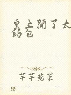 皇上开了太子妃的包