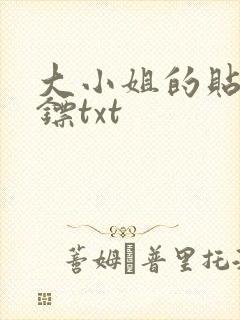 大小姐的贴身保镖txt