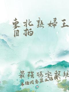 东北熟妇王梅娟自拍