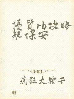 优质rb攻略系统保安