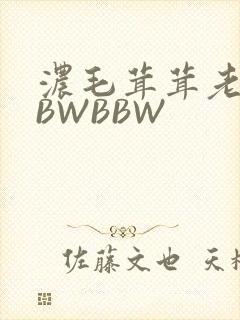 浓毛茸茸老太BBWBBW