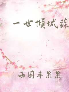 一世倾城苏小暖