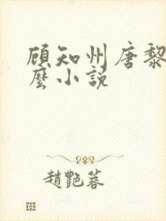 顾知州唐黎叫什么小说