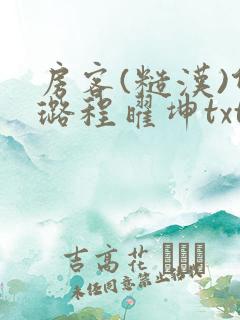 房客(糙汉)何璐程曜坤txt免费下载百度云