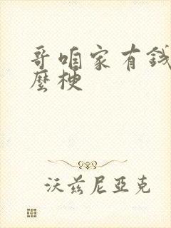 哥咱家有钱了什么梗