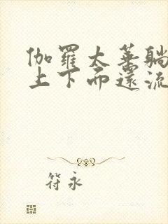 伽罗太华躺在床上下面还流东西